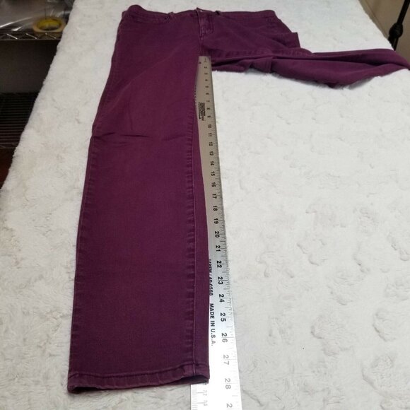 Urban Outfitters BGD Womens Mid-Rise Skinny Ankle Jeans Size 28W 30L Purple - Picture 5 of 8